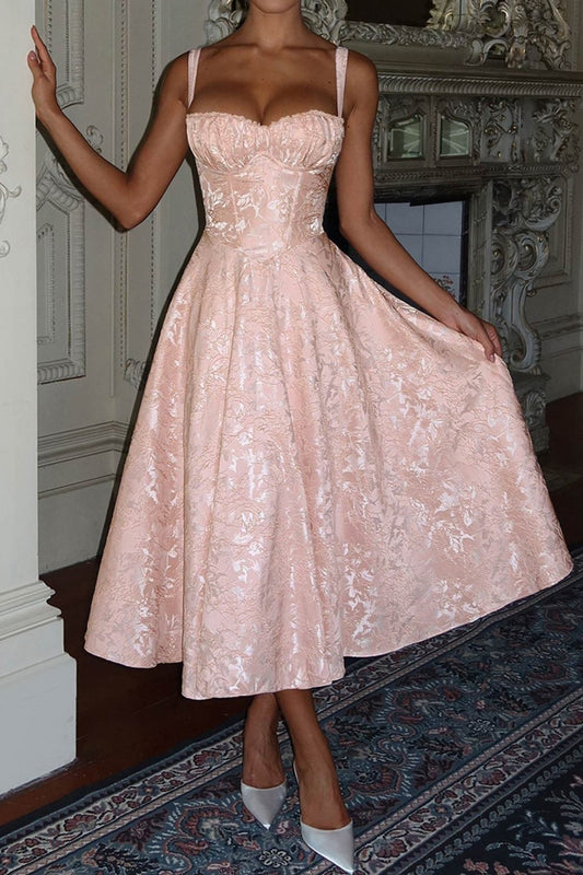 Lace Corset High Waist Swing Dress